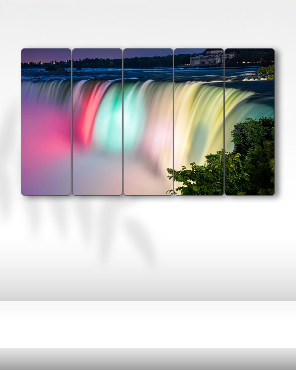 Niagara Şelalesi, ABD, Kanada - 5 Parçalı Tablo