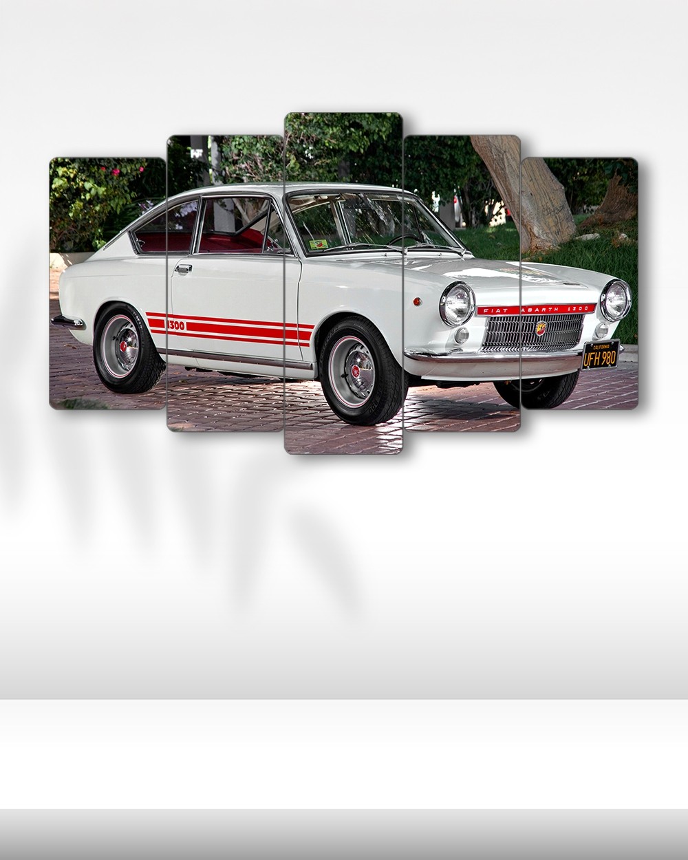 Fiat Abarth 1300 1970 - 5 Parçalı Araba Tablo