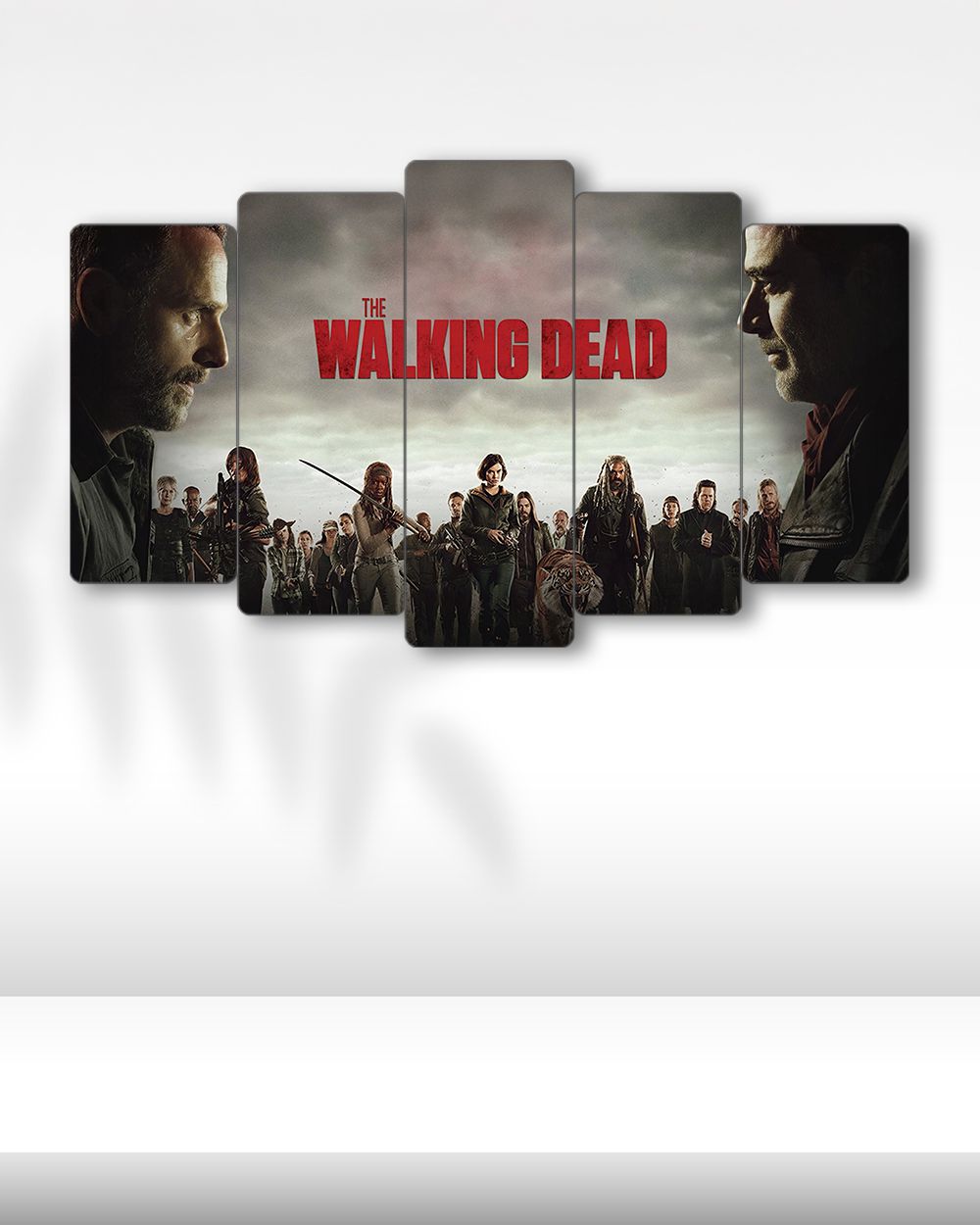 The Walking Dead Karakterler - 5 Parçalı Tablo