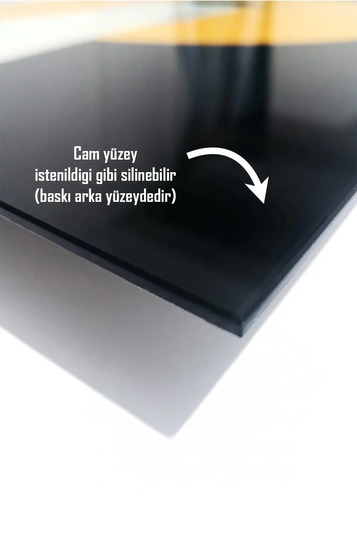 Kişiye Özel - Tek Parça Cam Tablo