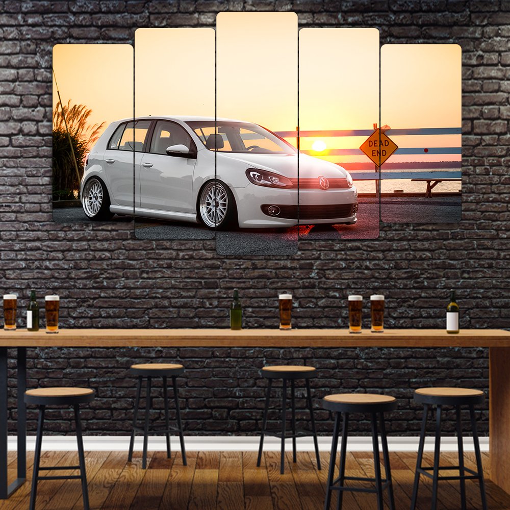 Volkswagen Golf MK6 - 5 Parçalı Araba Tablo
