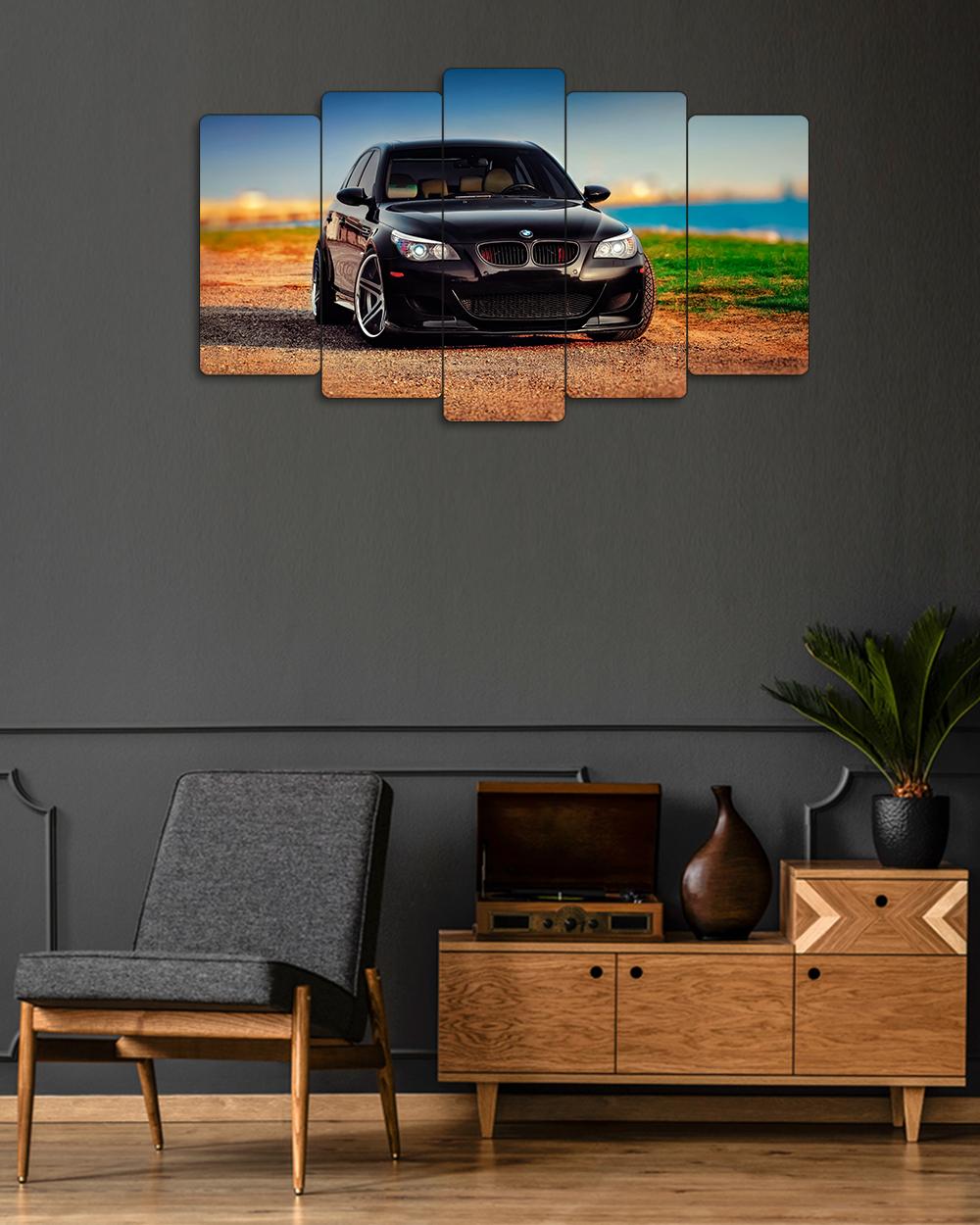 BMW M5 E60 2005 - 5 Parçalı Araba Tablo