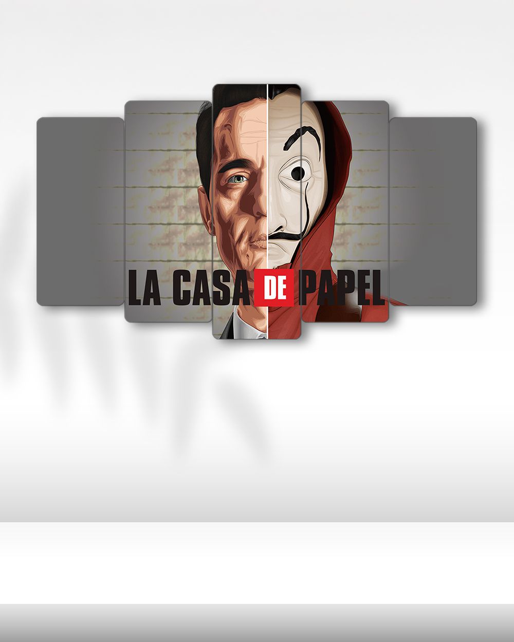 Berlin, La Casa De Papel - 5 Parçalı Tablo
