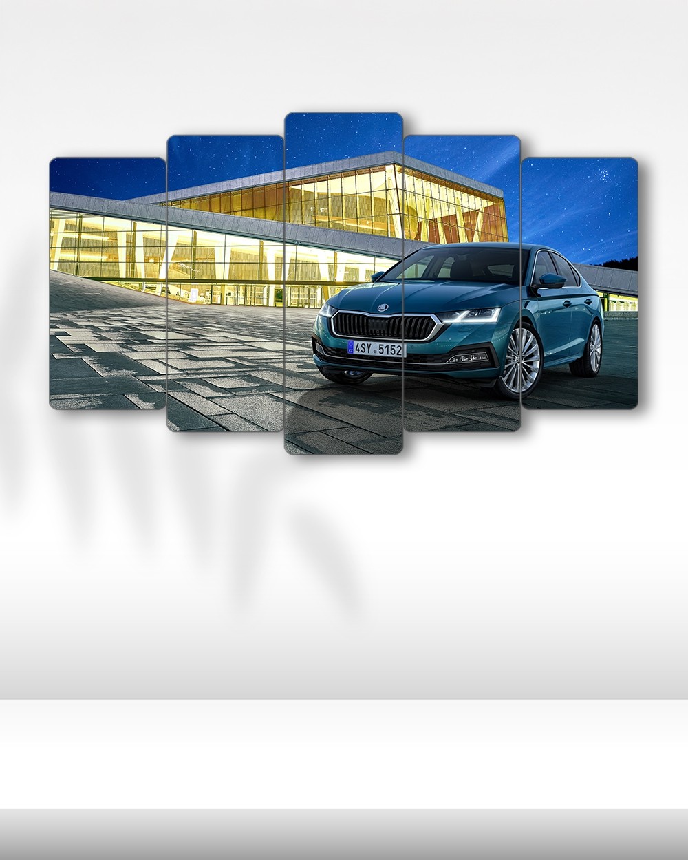 Skoda Octavia IV - 5 Parçalı Araba Tablo