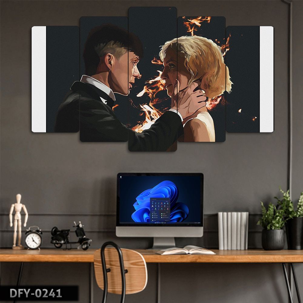 Peaky Blinders, Thomas ve Grace - 5 Parçalı Tablo