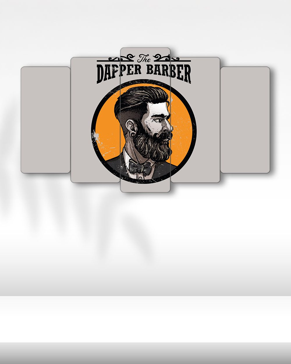 Dapper Tarzı - 5 Parçalı Berber Tablo