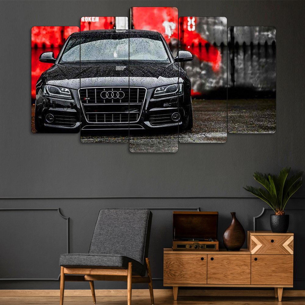 Audi S5 (B8) Rain Edition - 5 Parçalı Araba Tablo