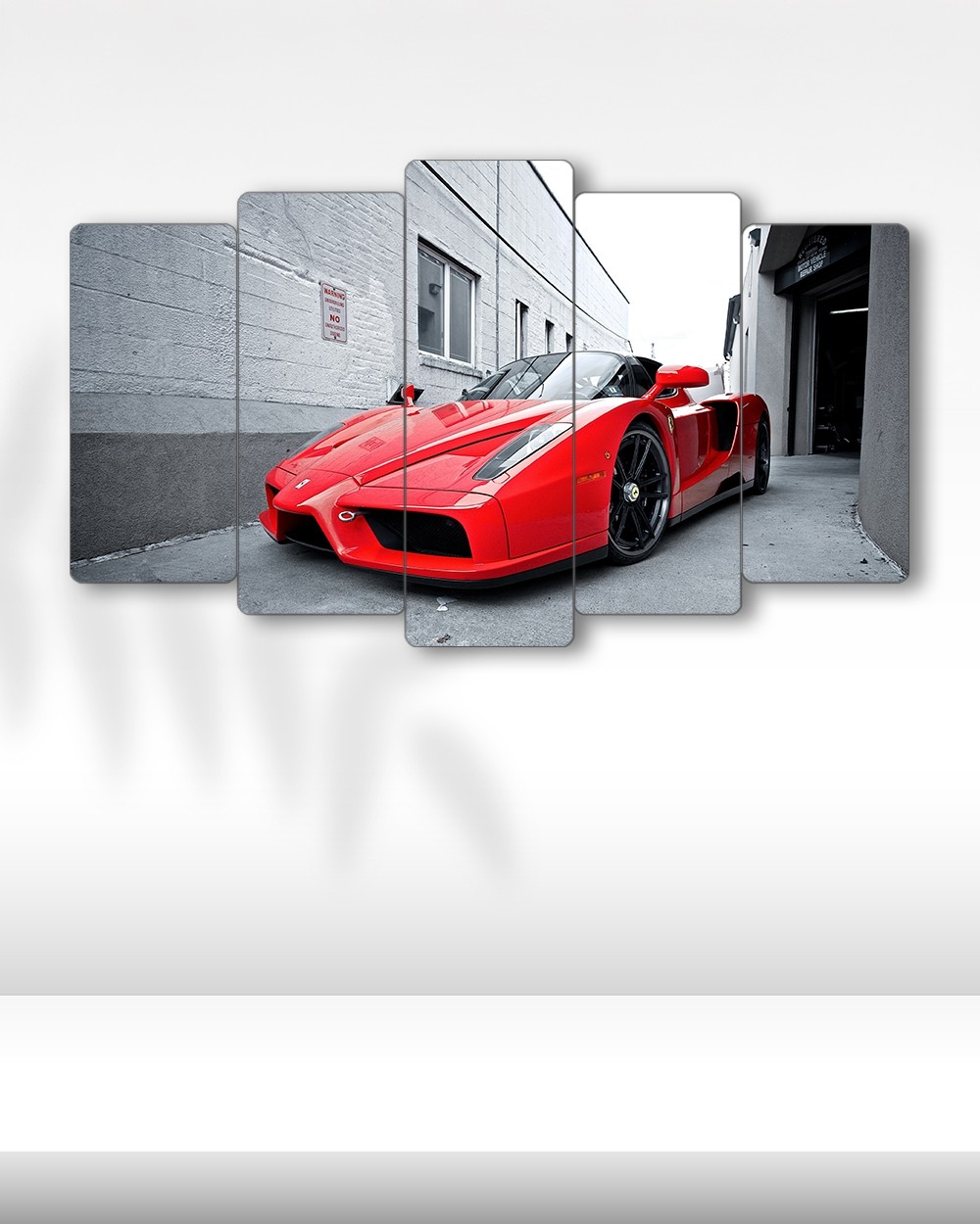 Ferrari Enzo - 5 Parçalı Araba Tablo