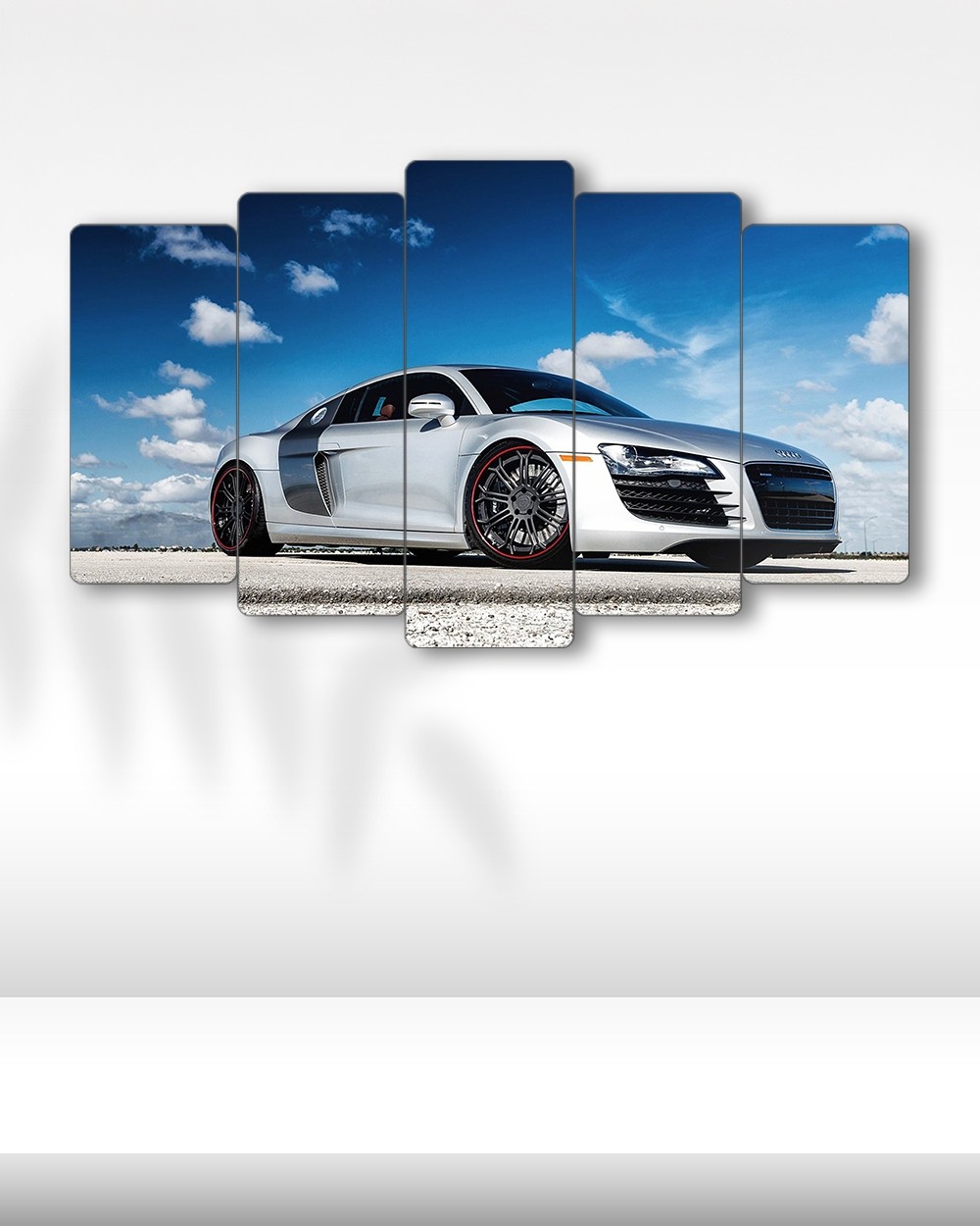 Audi R8 - 5 Parçalı Araba Tablo