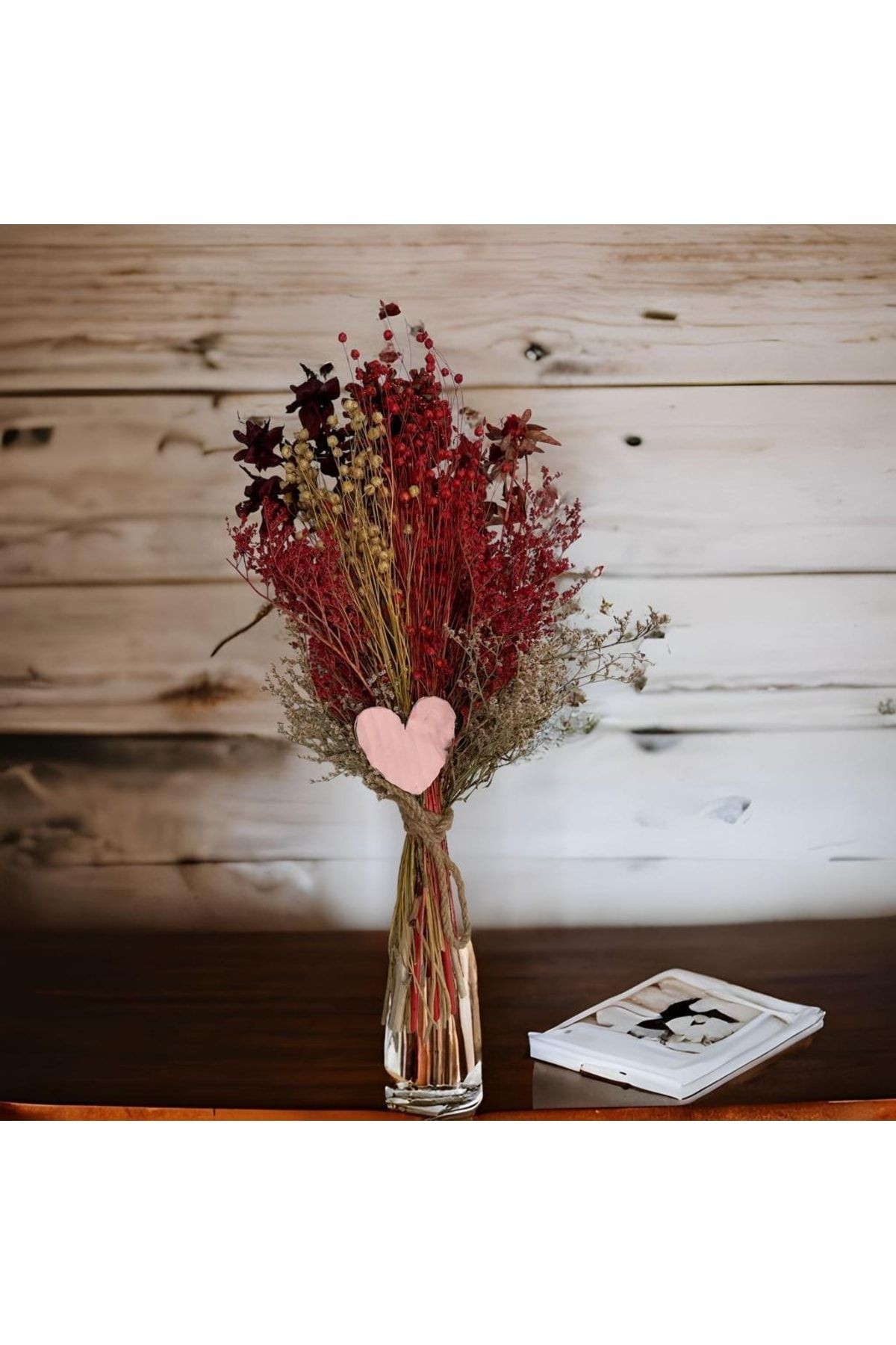 Shocked Special Bouquet Naturblumen Red Love – Speziell für Verliebte – Dekoration Home Love