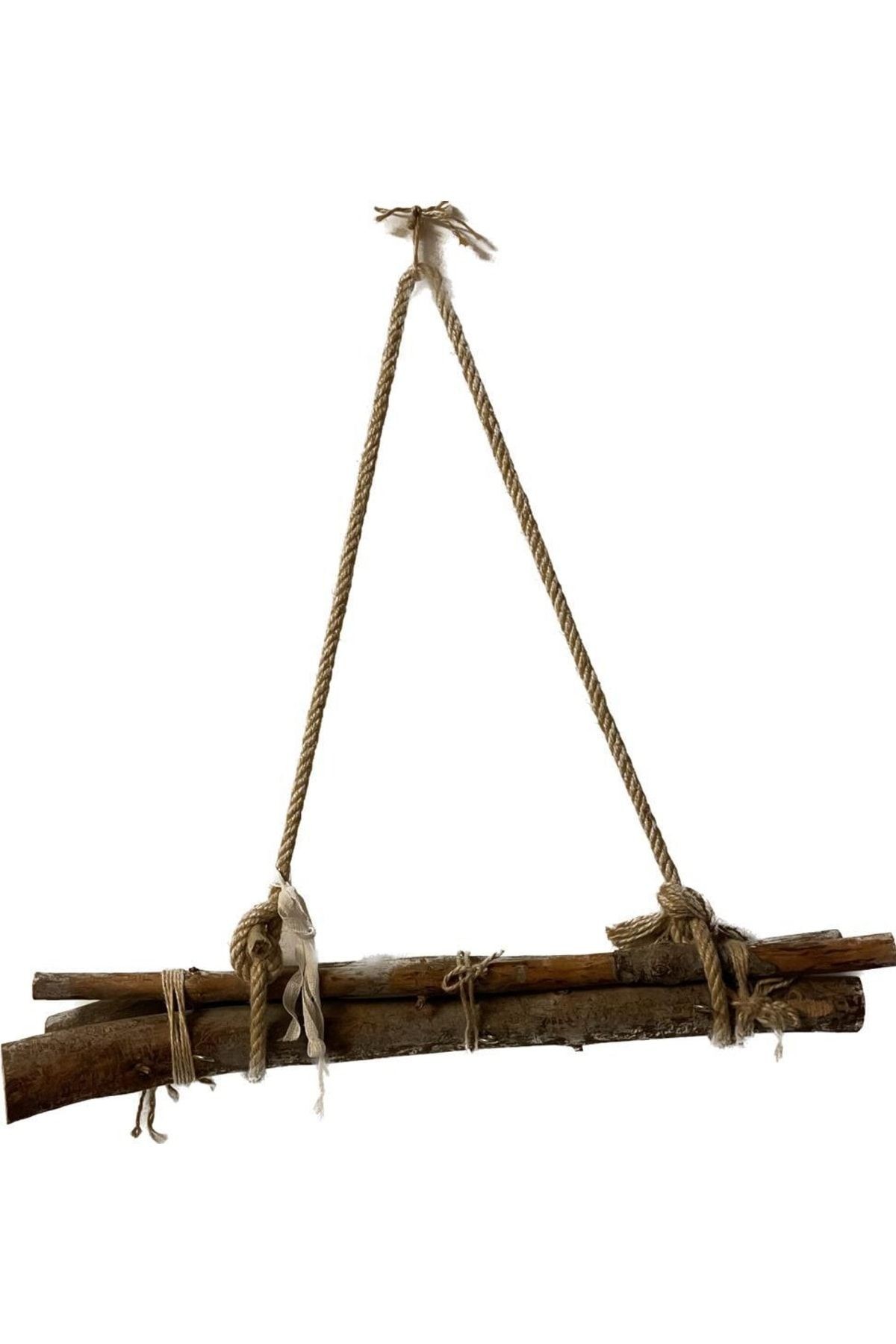 Dekorativer Holzaufhänger – Woods Hangtag – 55 cm Natral – Wandtürdekoration