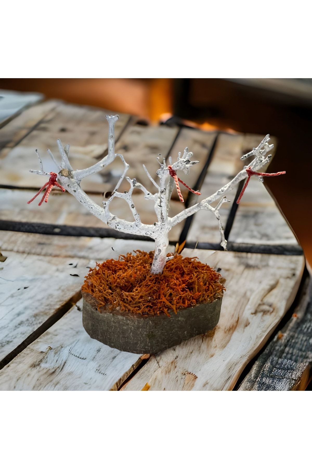 Miniature Natural Freezing Gift Wish Tree Natural Norwegian Moss Oak Tree