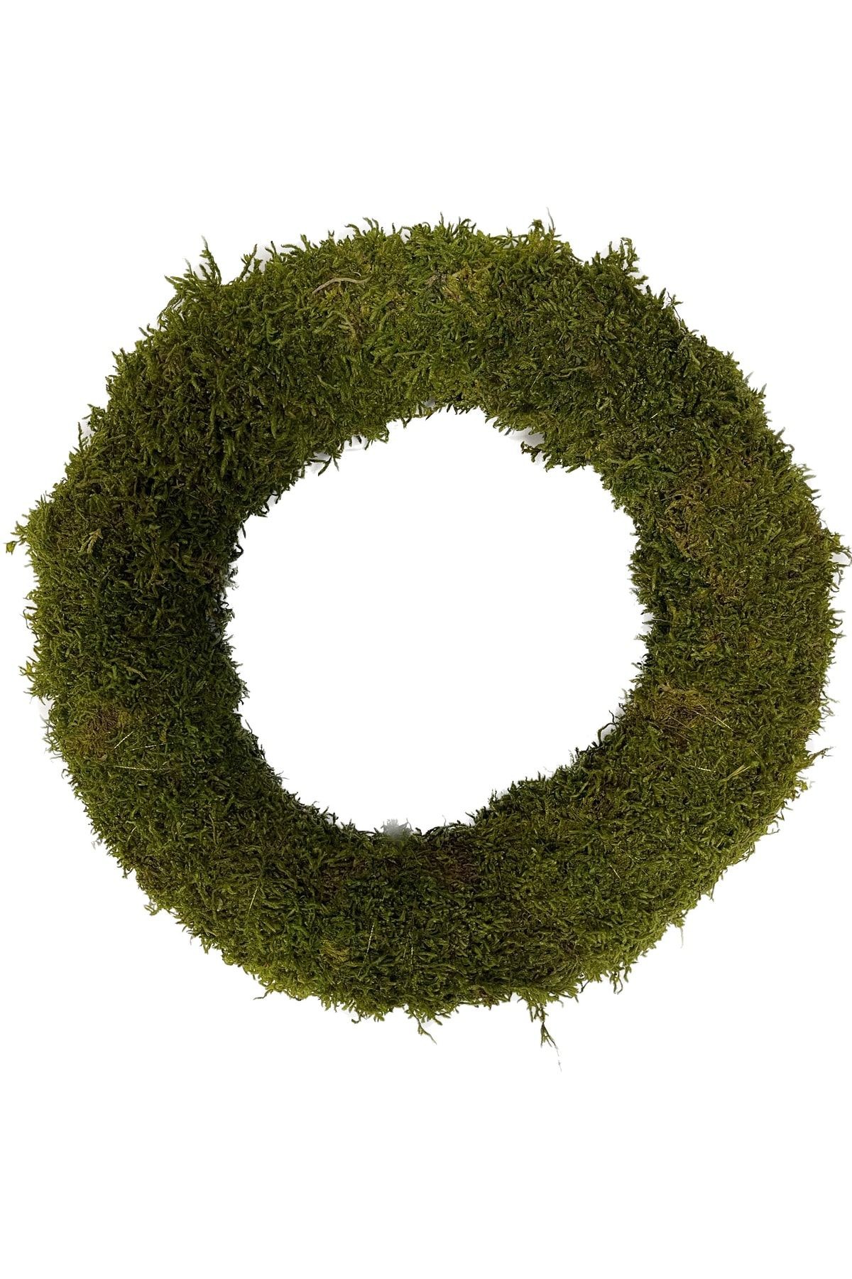 Wreath Green Moss 25cm