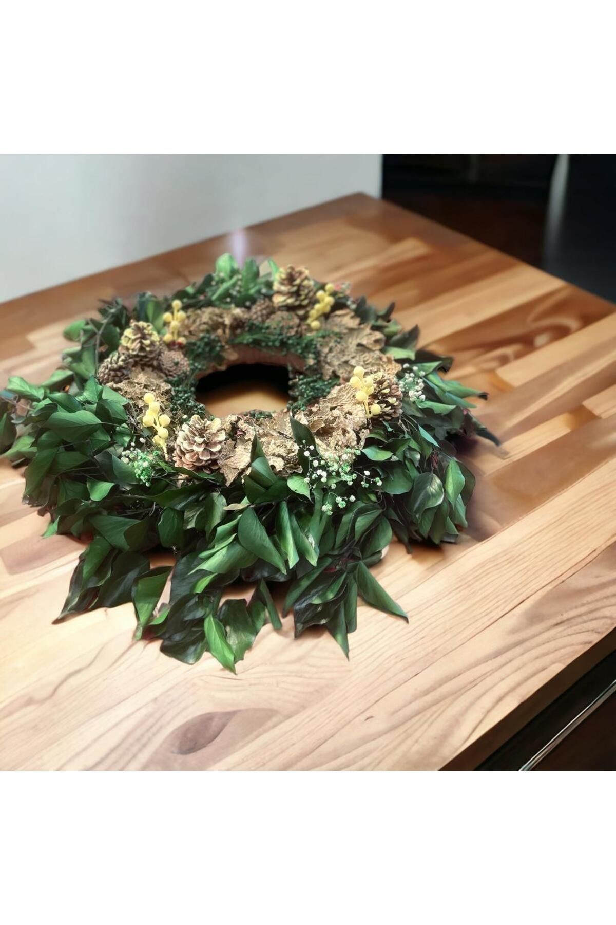 NEUJAHR DESKTOP NATURAL SHOCKED IVY HEDERA WREATH DOOR PARTY ENTERTAINMENT