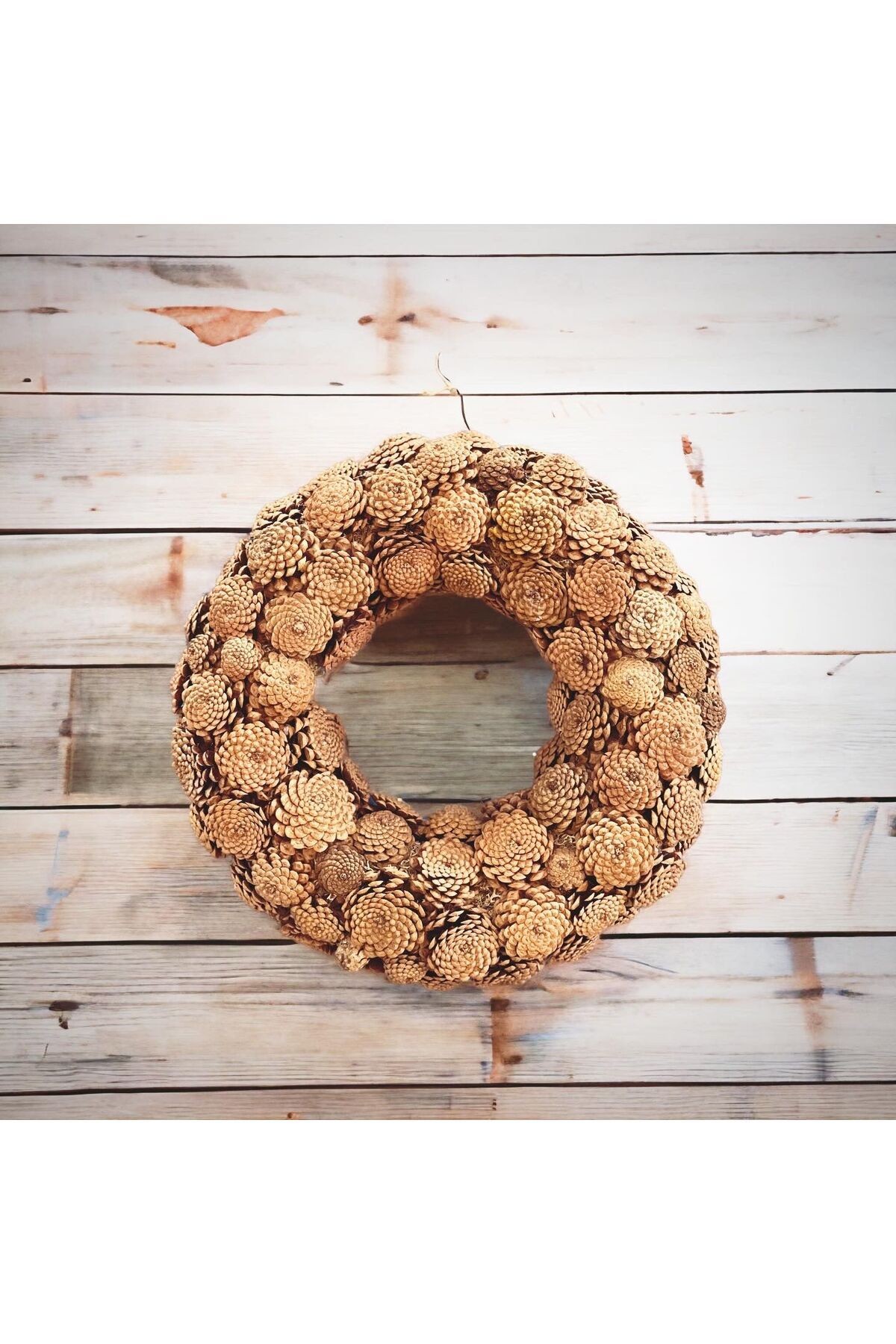 Weihnachten Neujahr 45 cm dicker Tannenzapfen Türschmuck Weihnachtsfeier handgefertigt handgefertigt