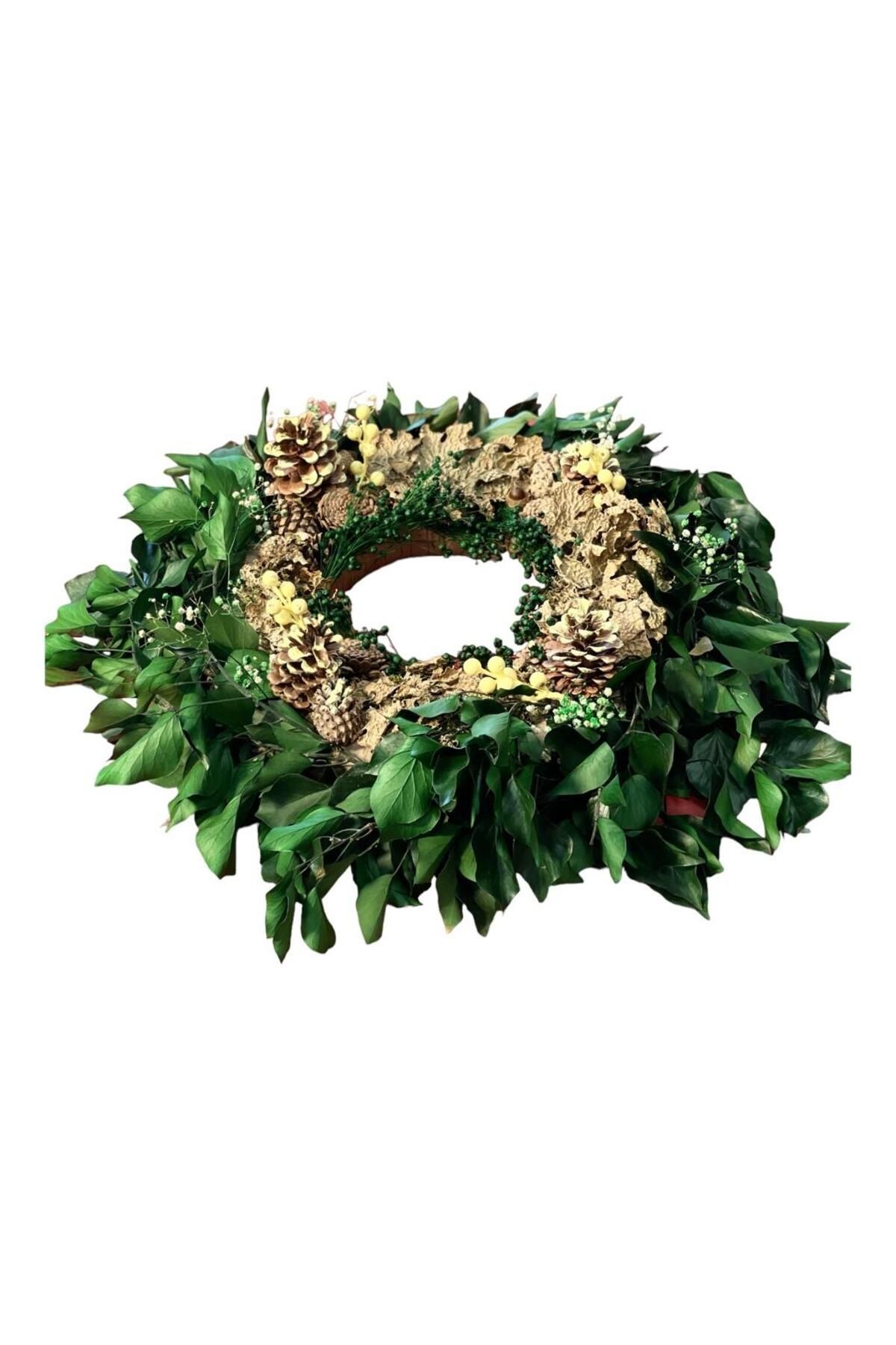 NEUJAHR DESKTOP NATURAL SHOCKED IVY HEDERA WREATH DOOR PARTY ENTERTAINMENT