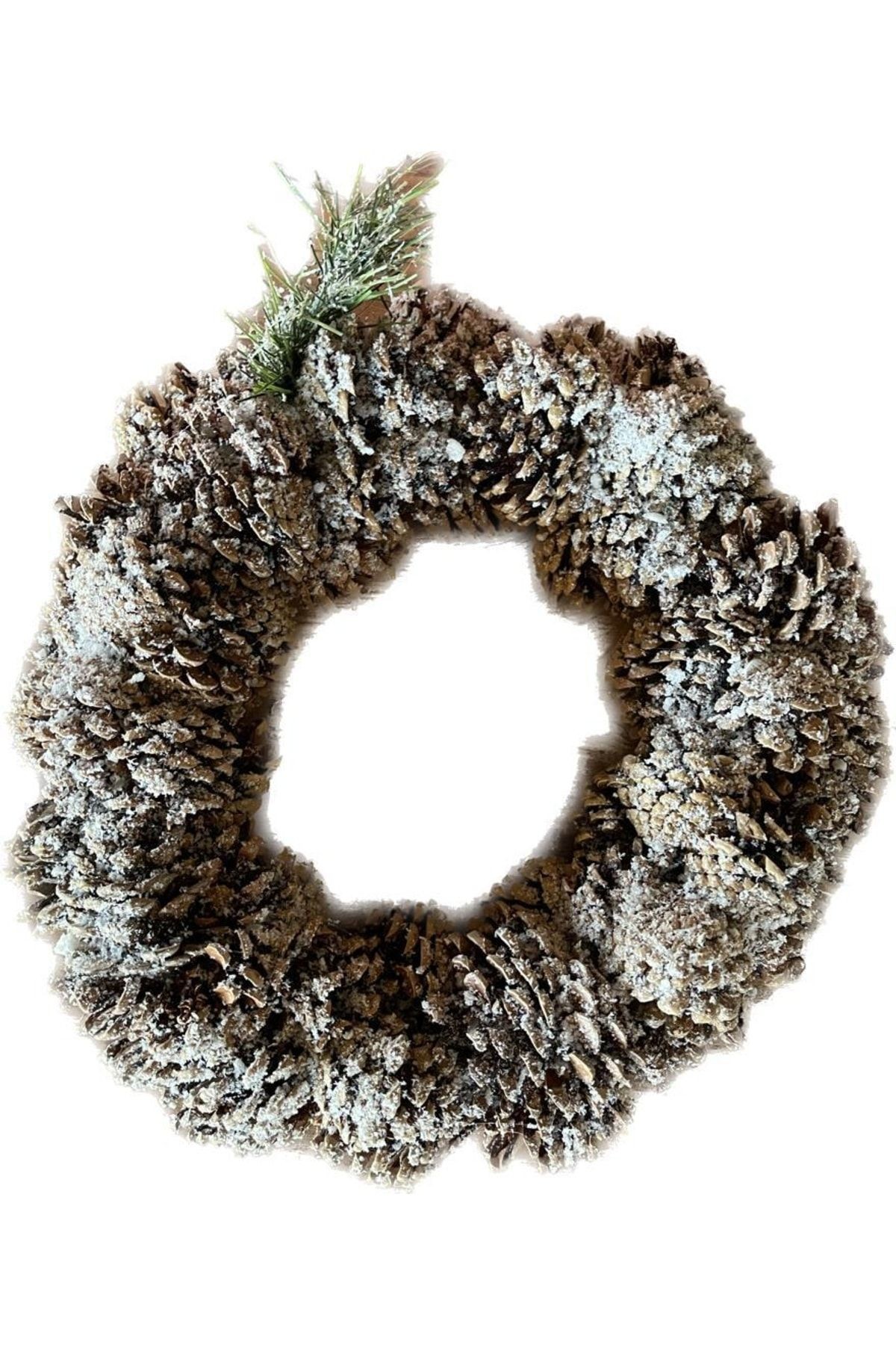 Wreath Snow Effect 30cm, Christmas Ornament, New Year Decoration