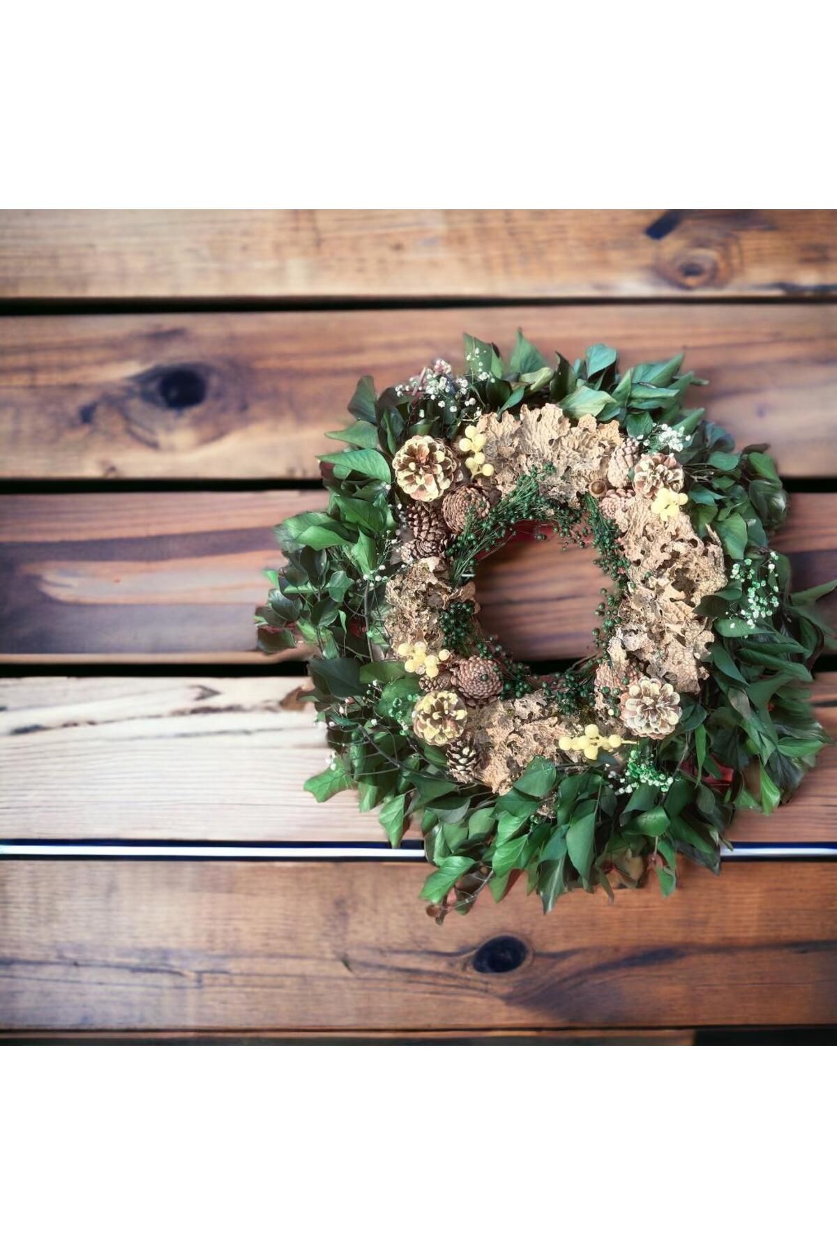 NEUJAHR DESKTOP NATURAL SHOCKED IVY HEDERA WREATH DOOR PARTY ENTERTAINMENT