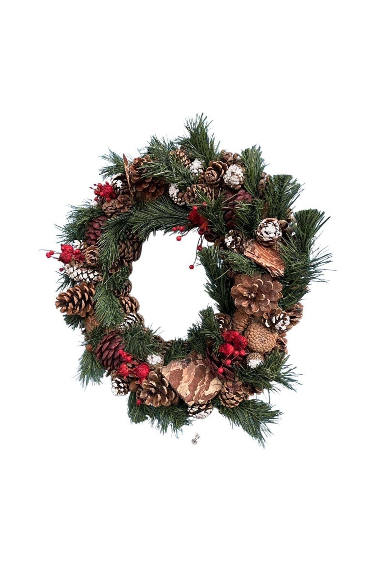 Weihnachten Natur Tür Ornament Kranz 40cm Wand Dekor Hobby Home Dekoration