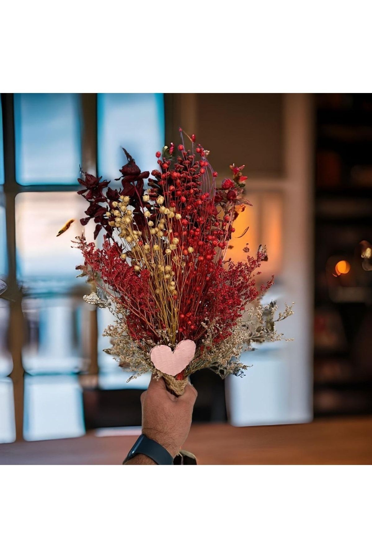 Shocked Special Bouquet Natural Flowers Red Love - Special for Lovers - Decoration Home Love