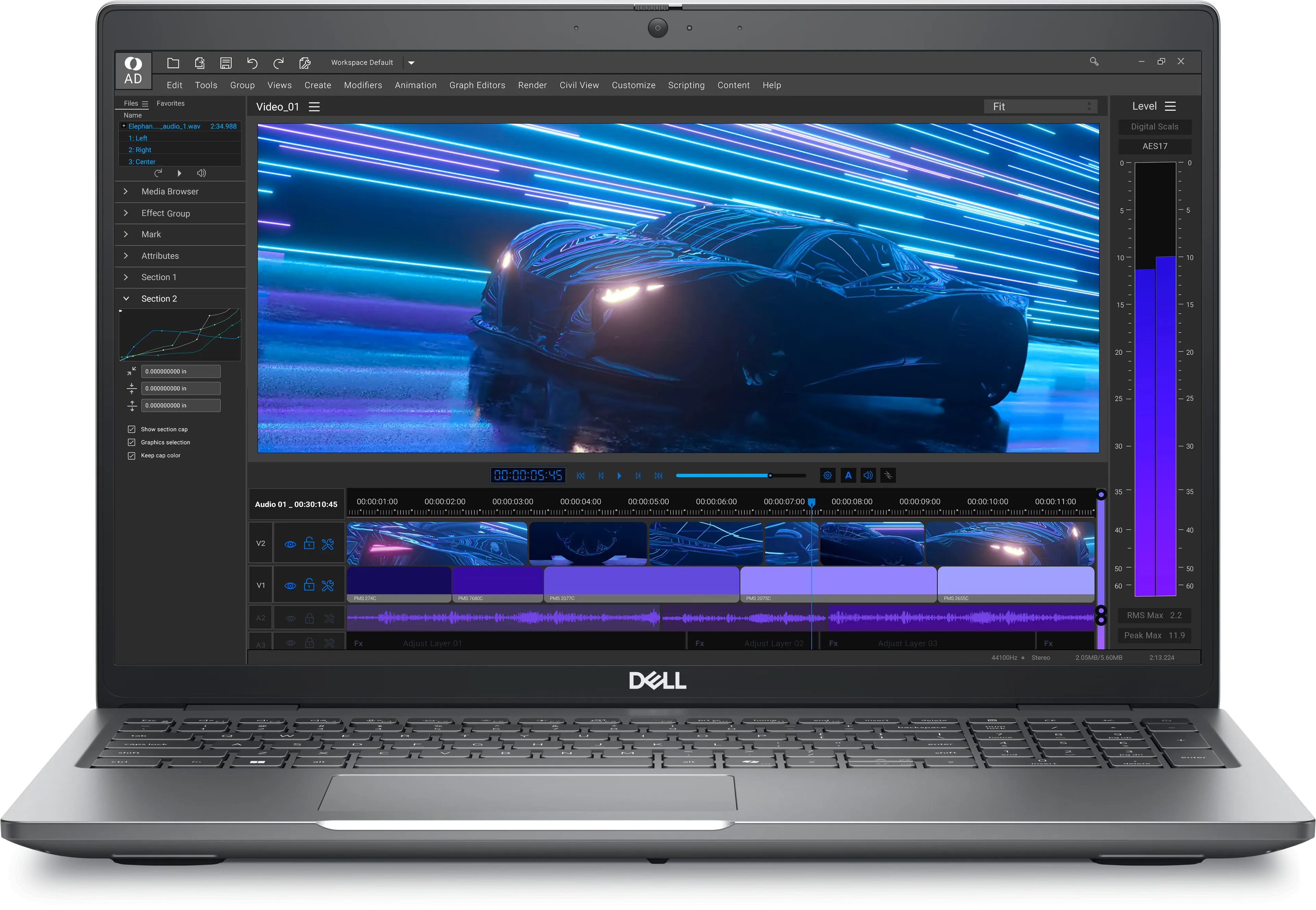 Dell Precision M3591 Intel Core Ultra 7 165H 16GB 512GB SSD 4GB Nvidia RTX A500 15.6" FHD FreeDOS Taşınabilir İş İstasyonu 