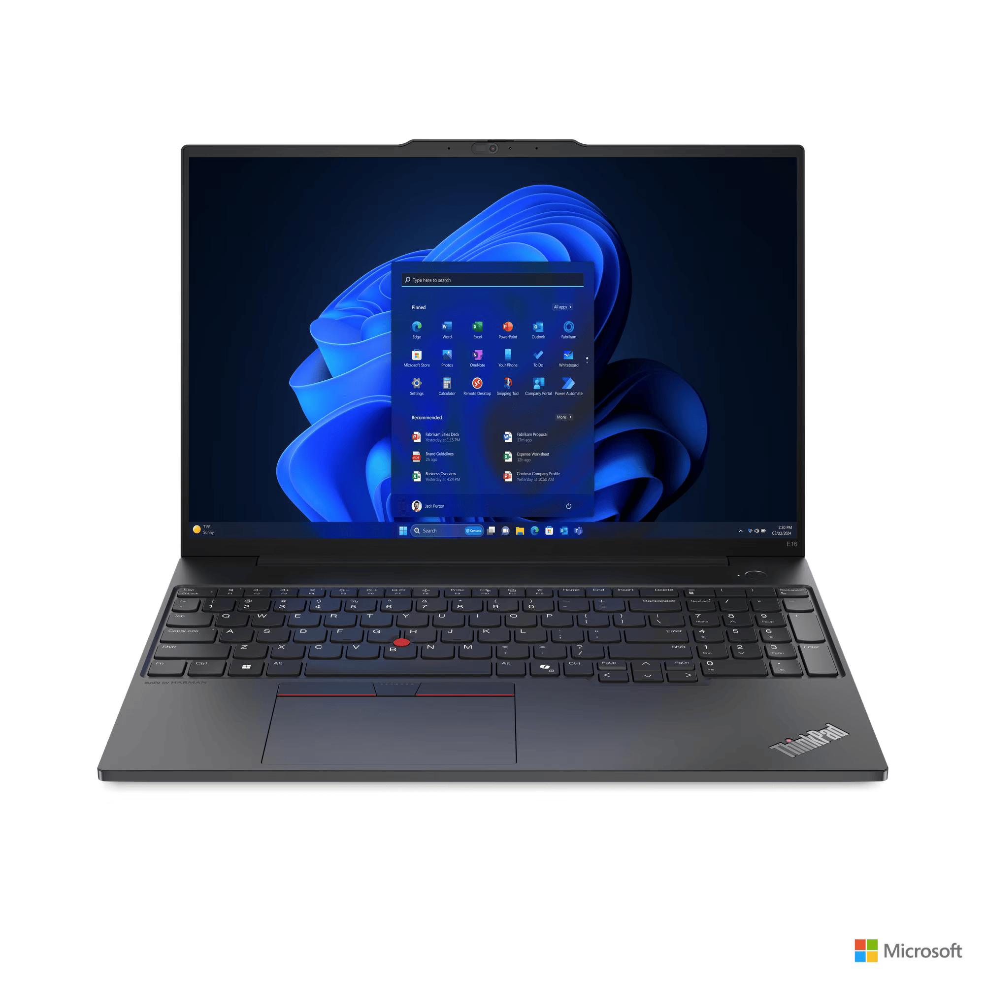 Lenovo ThinkPAD E16 21MA0098TX Intel Core  Ultra7 155H 16GB 512SSD  16" WUXGA  Windows 11 Pro Taşınabilir Bilgisayar - 16GB