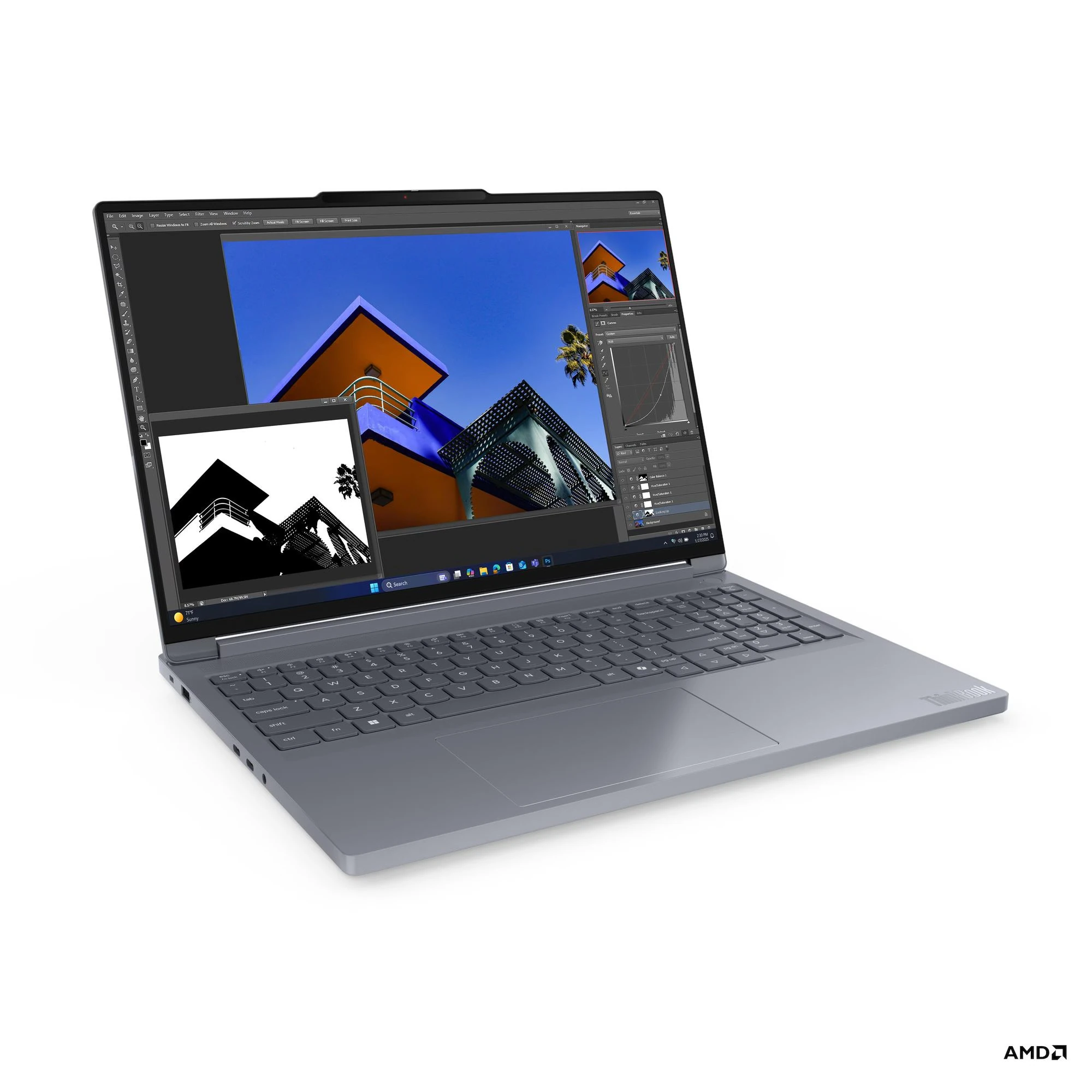 Lenovo ThinkBook 16p G16 ADR AMD Ryzen™ 9 8940HX 32GB 512GB SSD  8GB GDDR7 NVIDIA® GeForce RTX™ 5060 16" WQXGA 500Nits 240 Hz G-Sync EyeSafe FreeDOS Taşınabilir Bilgisayar 21U00014TX