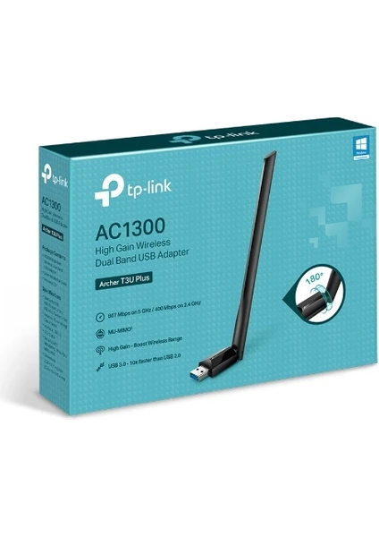 TP-Link Archer T3U Nano AC1300 Dual Band Wi-Fi USB Adaptör
