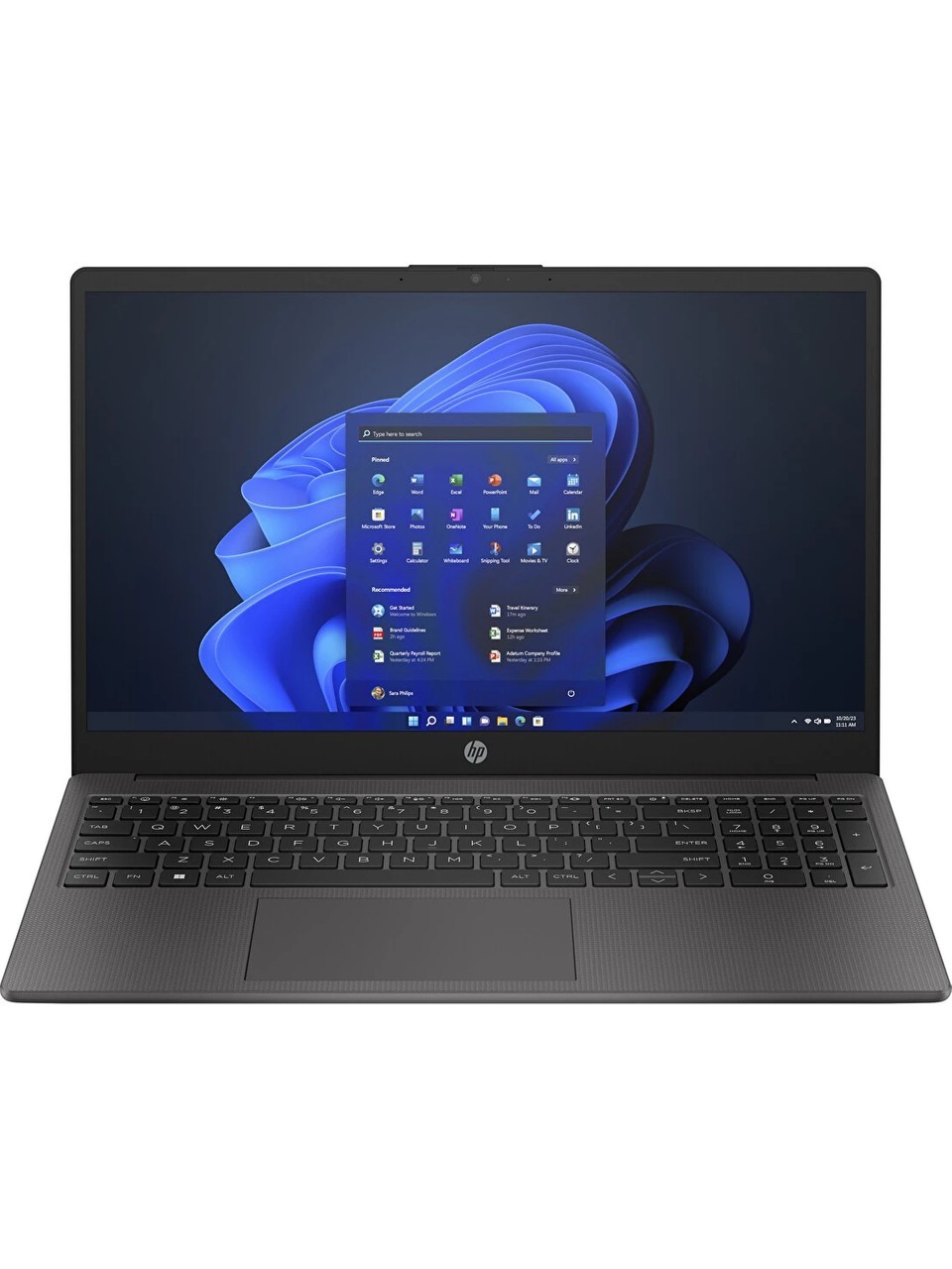 HP 250 G10  Intel Core i5 1334U 8GB 256GB SSD 15.6'' Fhd Windows 11 Home Uma Siyah Notebook B2NC9ES