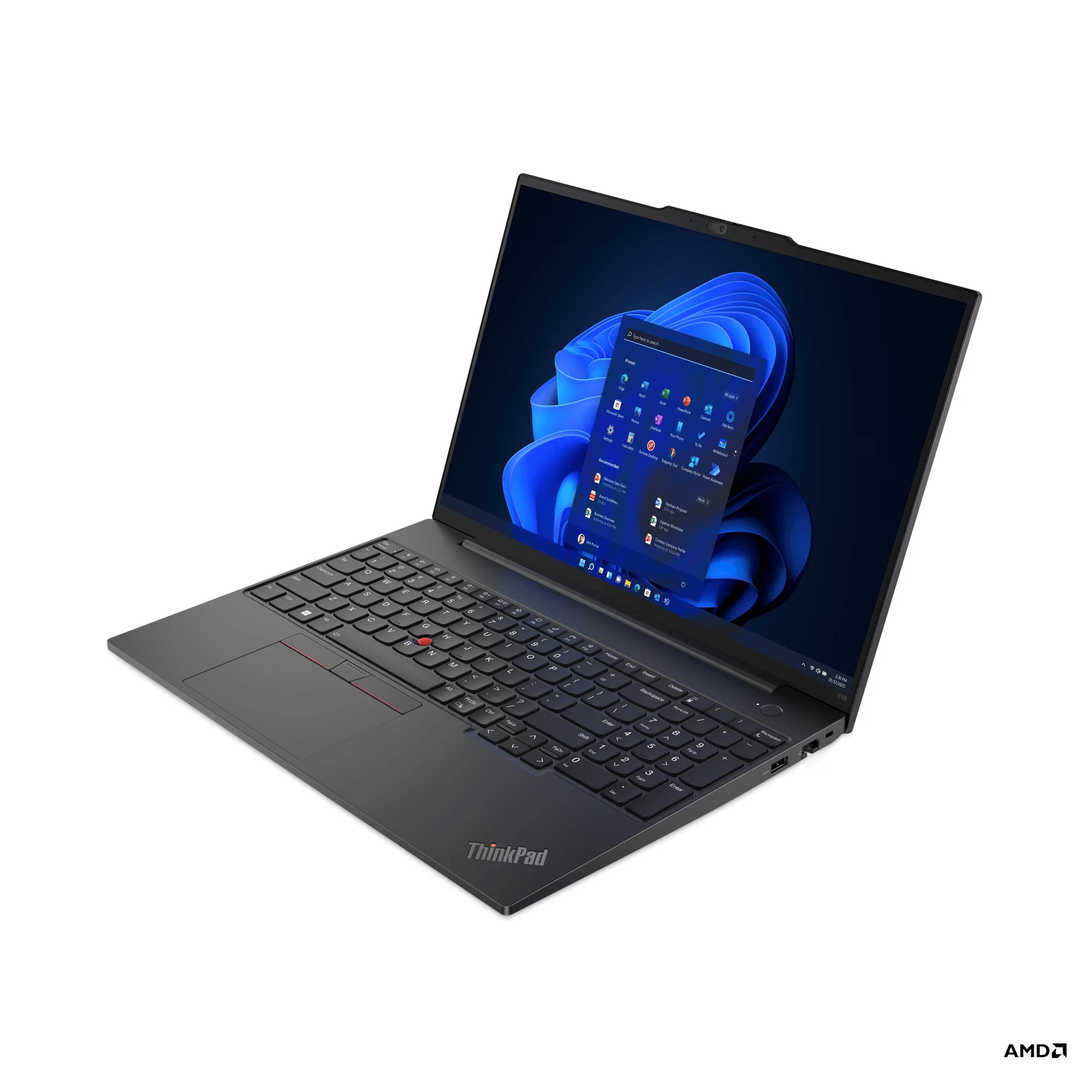 Lenovo ThinkPad E16 Gen1 AMD Ryzen 7 7730U 16GB 512GB SSD 16" WUXGA FreeDOS Dizüstü Bilgisayar 21JT0017TX