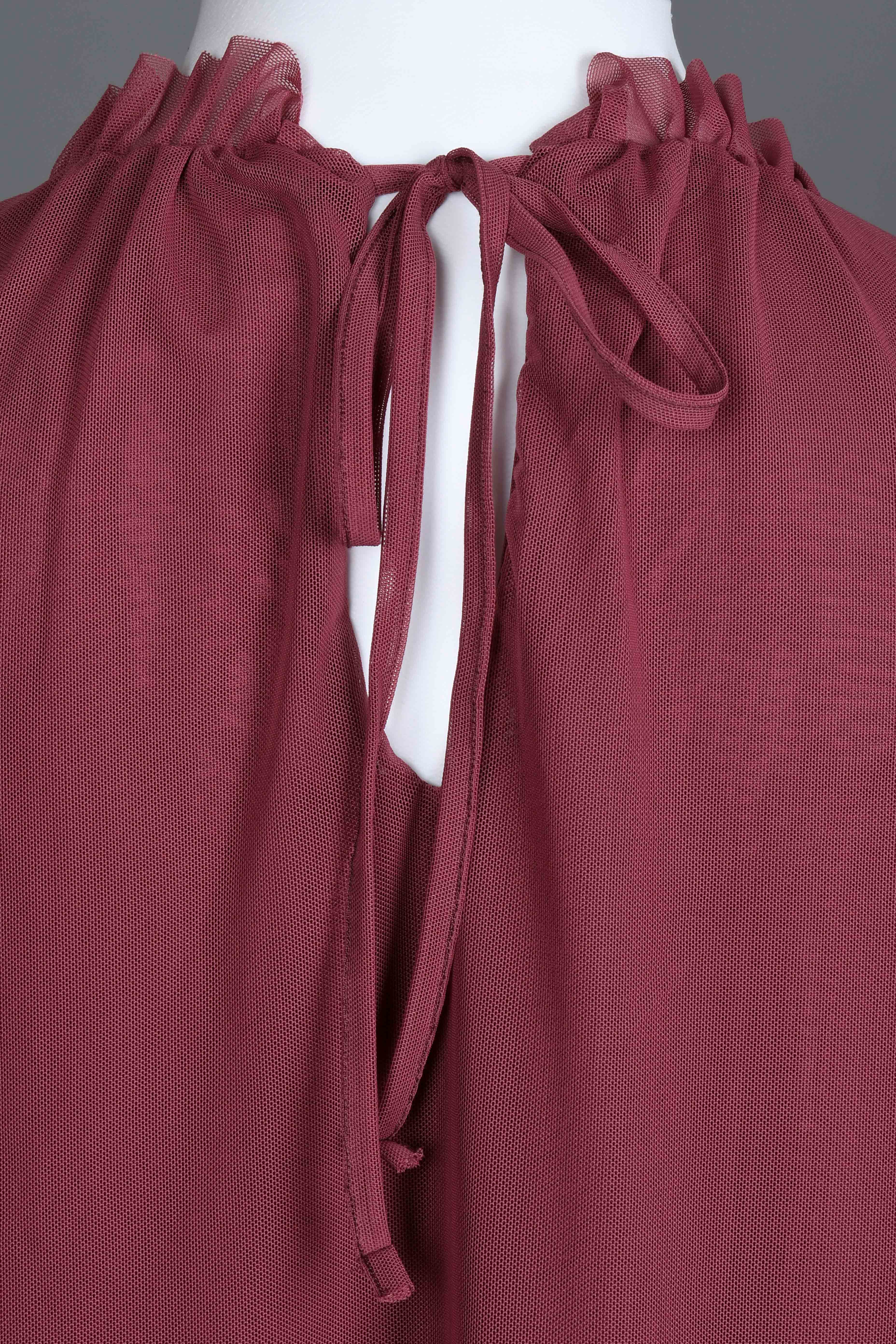 RM-036 Woman Burgundry Dress