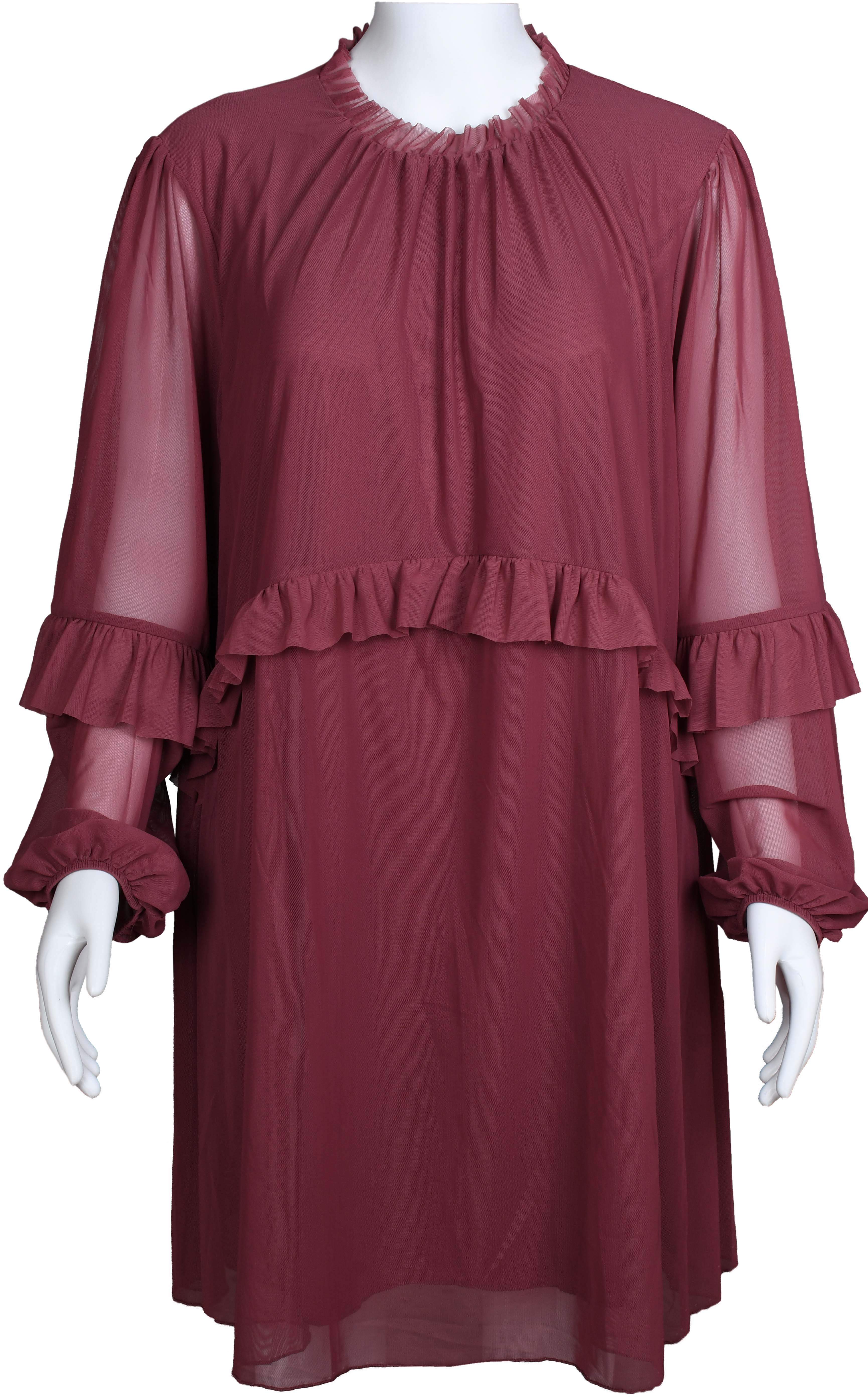 RM-036 Woman Burgundry Dress