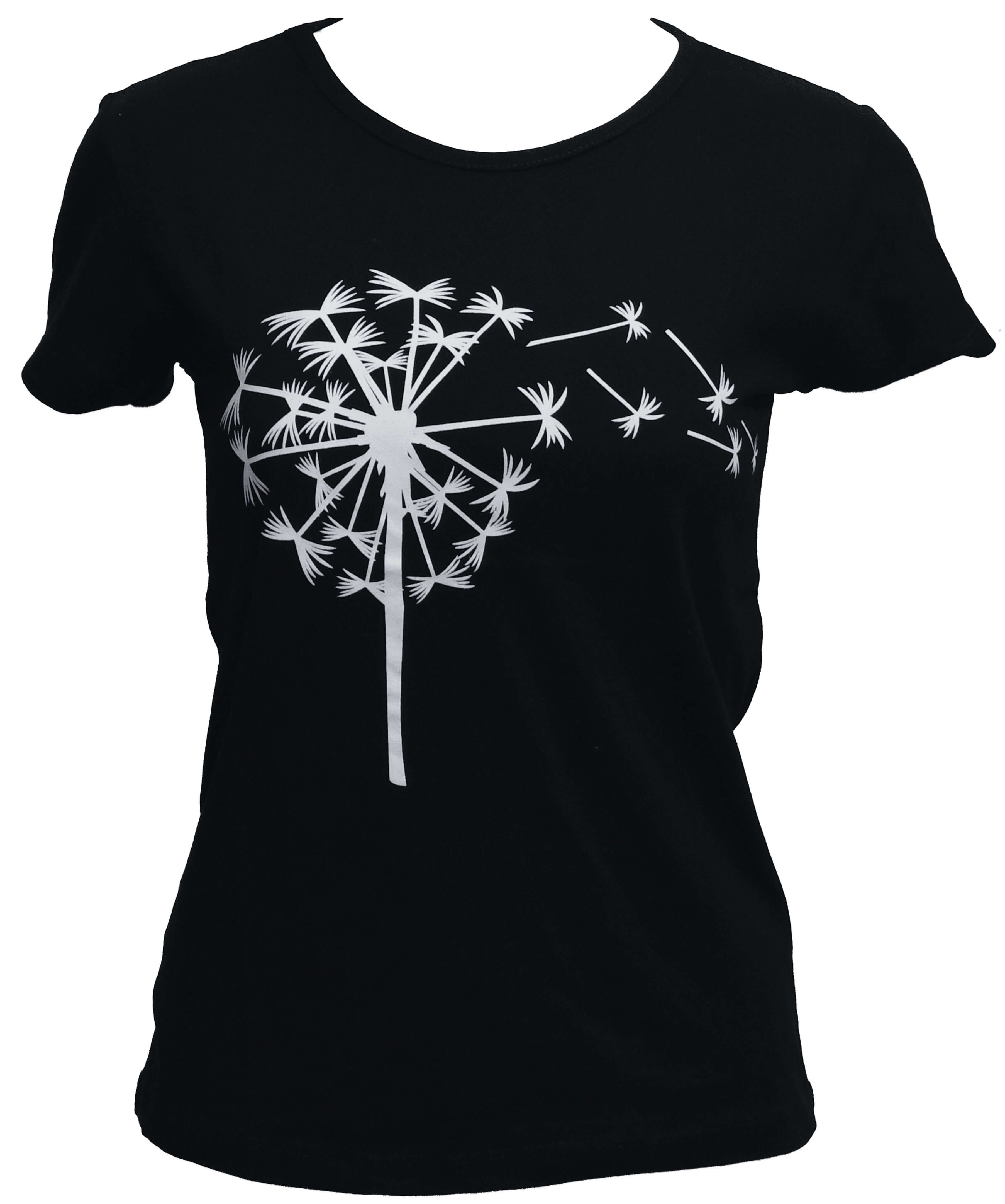 ER-010 Woman Black Slim Fit Tshirt