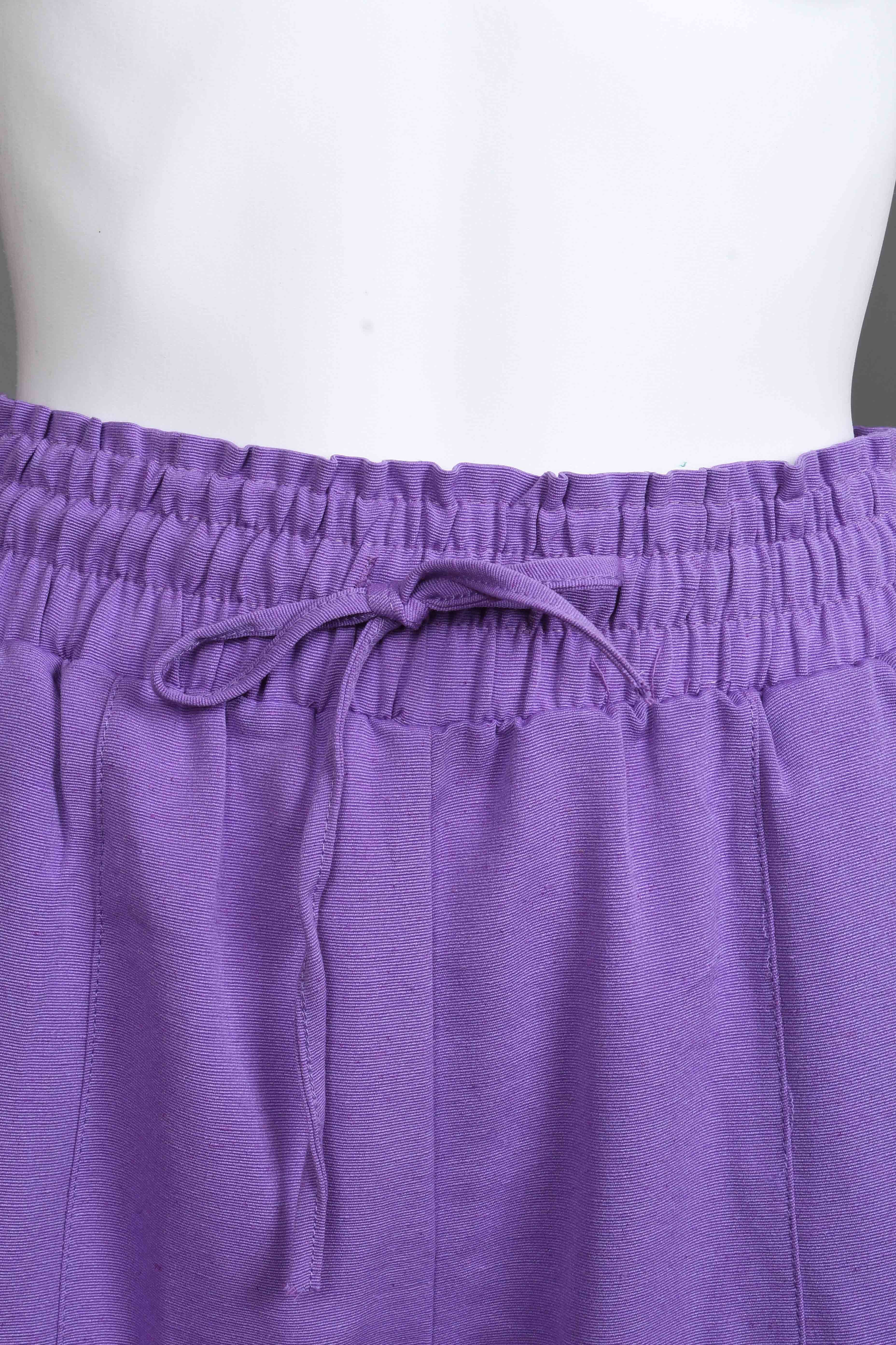 RM-039 Woman Purple Cotton Short