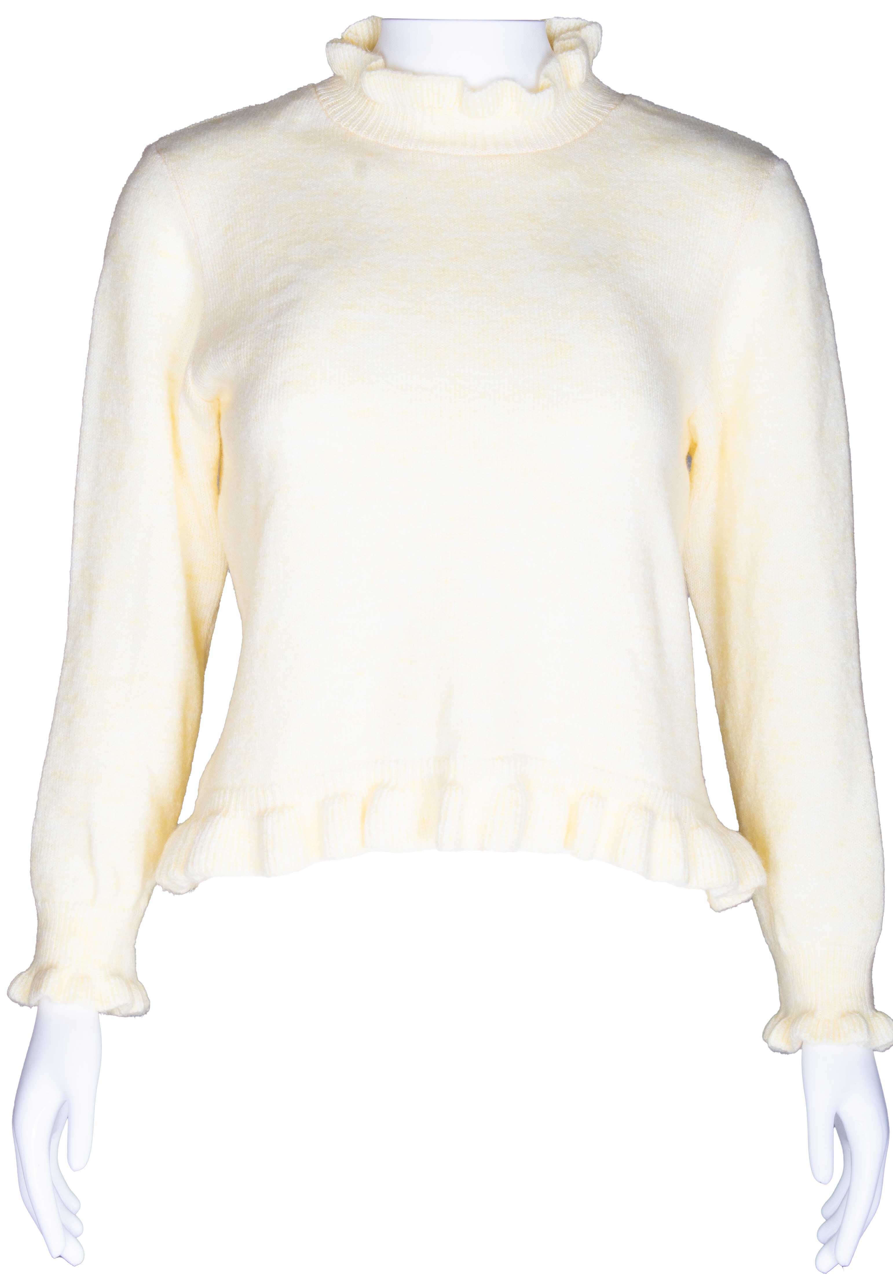 RM-062 Woman Light Yellow Sweater