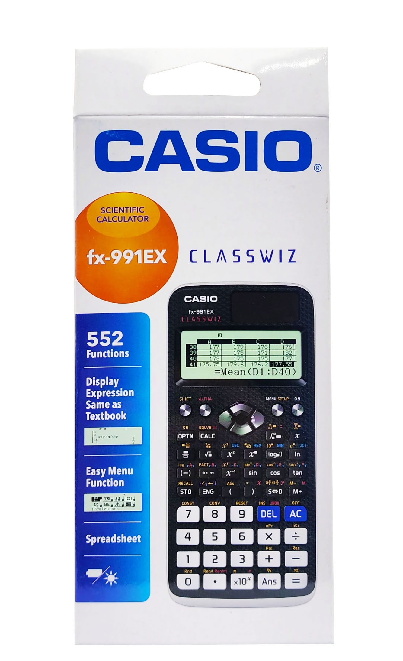 Casio FX-991EX Fonksiyonlu Hesap Makinesi