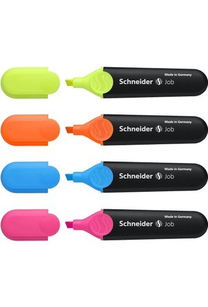 Schneider SCF089 Job Pastel 1-4,5 mm Turkuaz Fosforlu Kalem 