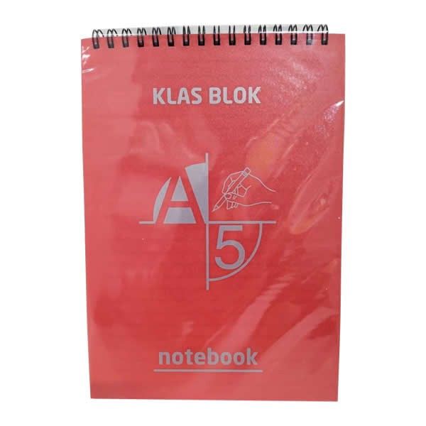 Klas 2105 A5 72 Yaprak Kareli Spiralli Bloknot