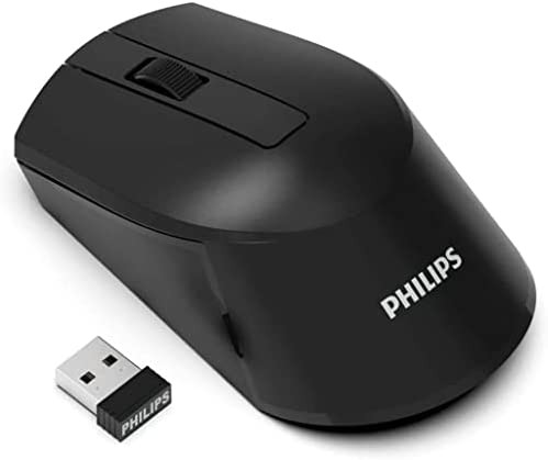 Philips SPK7374 M374 2.4Ghz Siyah 800/1200/1600dpi Kablosuz Mouse (PİLLİ)