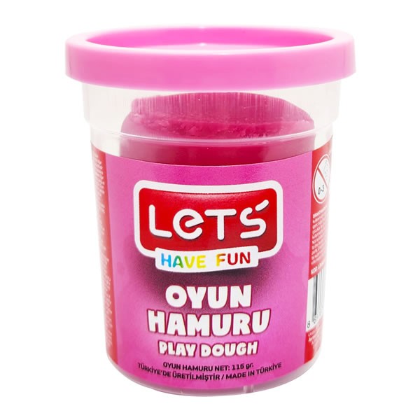 Lets L8440-7 115 gr Pembe Tekli Oyun Hamuru