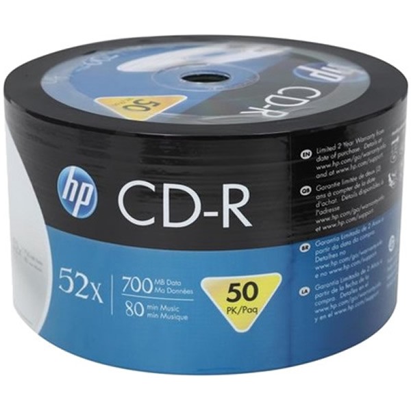 Hp 700Mb/80Mın 52X 50 li Shrink CD-R