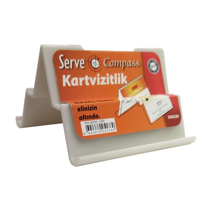 Serve SV-8220-GRİ Compass Gri Çoklu Kartvizitlik