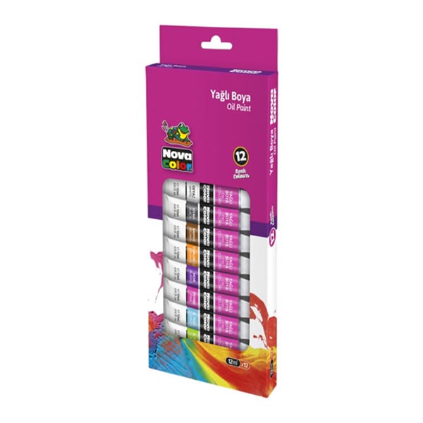 Nova Color NC-796 12 ml 12 li Tüp Yağlı Boya