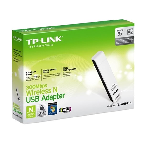 Tp-Link Tl-WN821N 300 Mbps Kablosuz Usb Wİ-fi Adaptör