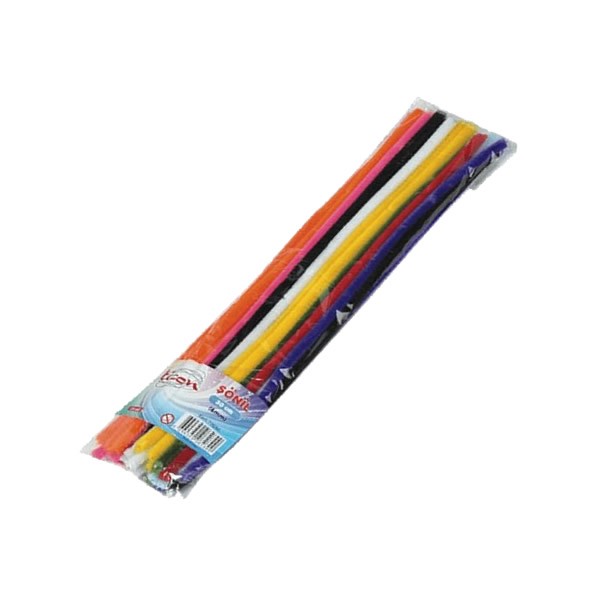 Ticon 79886 25 li 30 cm 6 mm Pastel Renkler Şönil