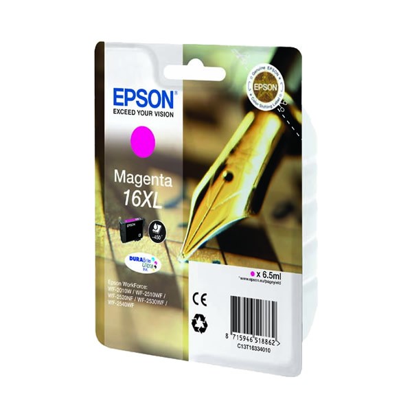 Epson T163340 16XL Kırmızı Kartuş