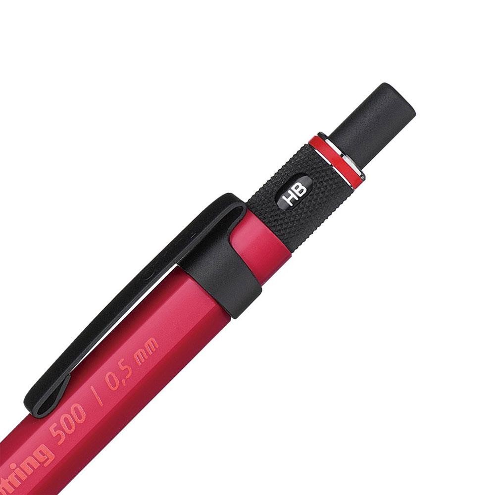 Rotring 500 0.5 mm Kırmızı Mekanik Kurşun Kalem