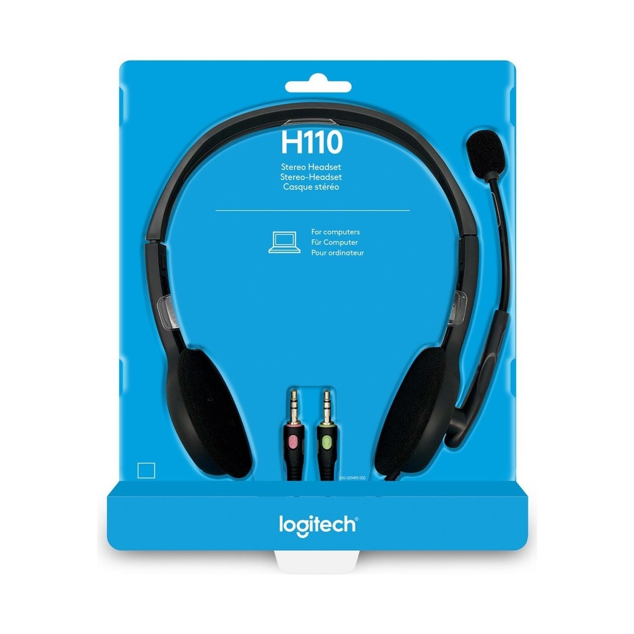 Logitech 981-000271 H110 Baş Üstü Mikrofonlu Kulaklık