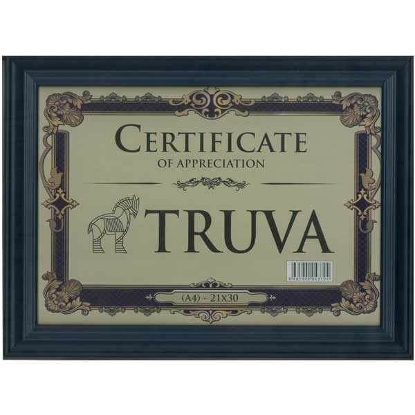 Truva TRV165L 21x29,7 3 cm A4 Lacivert Çerçeve