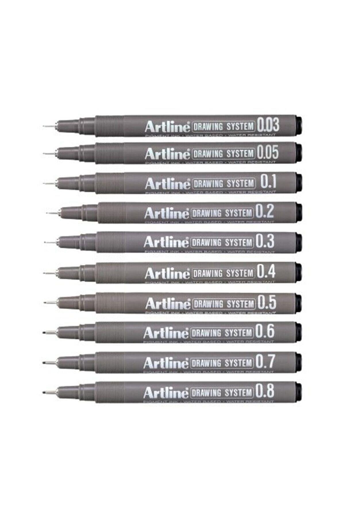 Artline 0,05 mm Siyah Çizim Kalemi